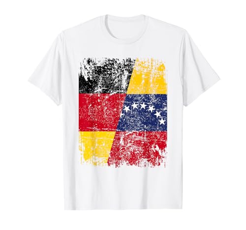 VENEZUELA DEUTSCHLAND Flagge | Damen Herren Kinder Venezuela T-Shirt VENEZUELA DEUTSCHLAND Flagge | Damen Herren Kinder Venezuela T-Shirt von Venezuela Family Shop