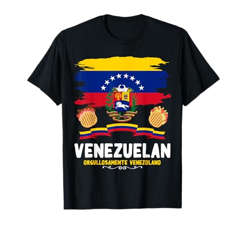 Venezolanische Flagge, Outfit-Idee für Kinder mit venezolanischen Arepas T-Shirt von Venezuela Flag Accessories Ideas For Women