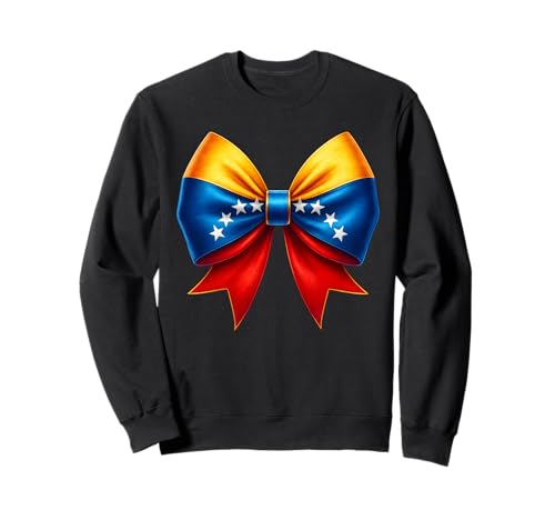 Venezuela-Flagge Frauen Urlaub Venezuela Schleife Venezuela-Flagge Sweatshirt Venezuela-Flagge Frauen Urlaub Venezuela Schleife Venezuela-Flagge Sweatshirt von Venezuela Flag Girls Celebrate Hispanic Heritage