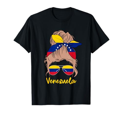 Venezuela Mädchen Venezolanisches Mädchen Venezolana Licht Haar Blond T-Shirt von Venezuela Girl Venezuelan girl Venezolana Light