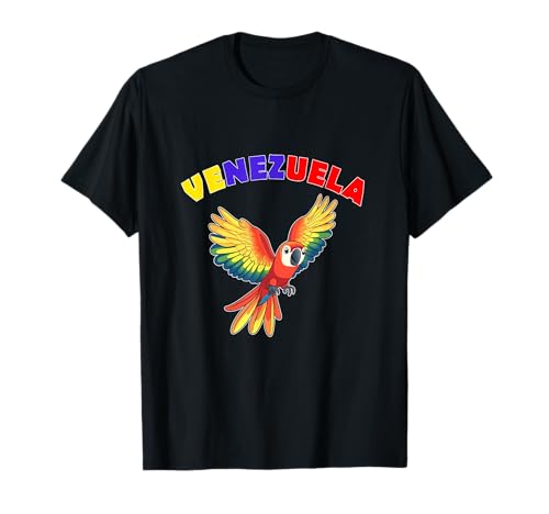 Venezuela Guacamaya T-Shirt für Damen und Herren T-Shirt Venezuela Guacamaya T-Shirt für Damen und Herren T-Shirt von Venezuela Tshirt vinotinto