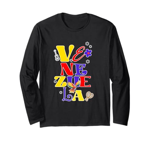 Venezuela T-Shirt für Damen und Herren Langarmshirt Venezuela T-Shirt für Damen und Herren Langarmshirt von Venezuela Tshirt vinotinto