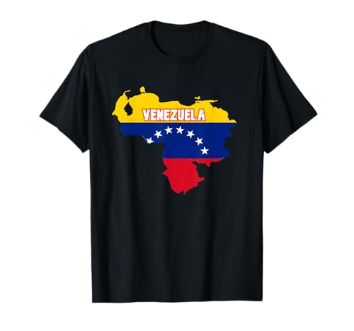 Venezuela T-Shirt, Venezuela Shirt, Venezuela Flagge für Damen T-Shirt von Venezuela map, Vintage Venezuelan shirt for kids