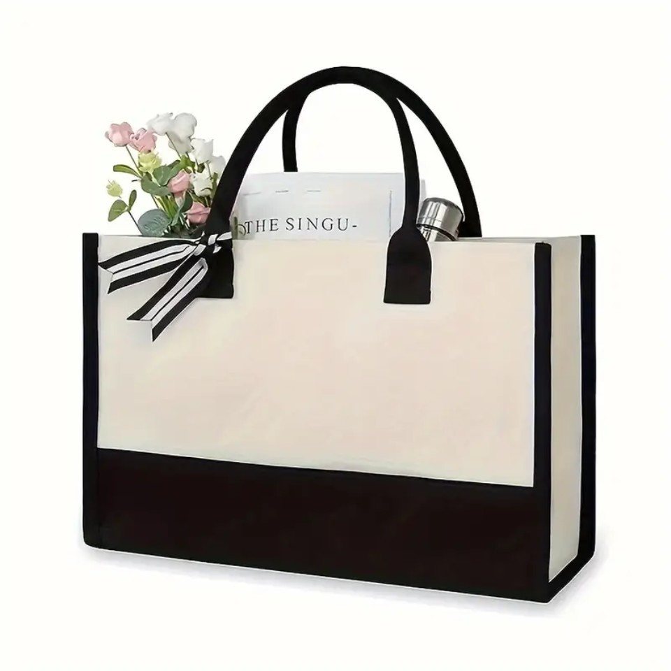 Venicce Love Einkaufsbeutel Elegante Jute-Tragetasche - Ideal für Einkaufen, Strand, Geburtstage Venicce Love Einkaufsbeutel Elegante Jute-Tragetasche - Ideal für Einkaufen, Strand, Geburtstage von Venicce Love