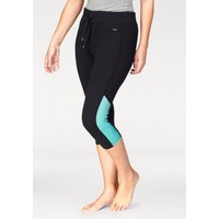 Große Größen: Leggings, schwarz-aqua, Gr.44-58 von Venice Beach LM