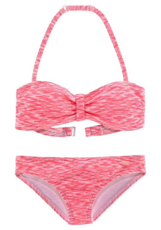 Venice Beach Bandeau-Bikini in Melange-Optik von Venice Beach