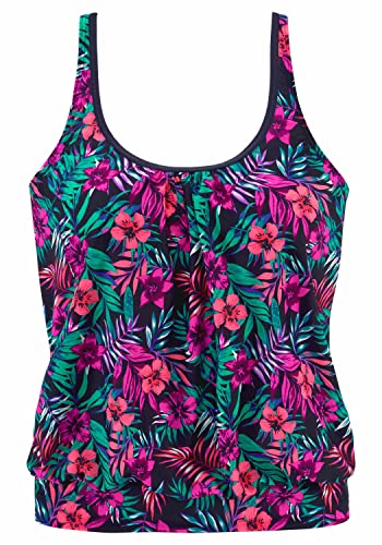 Venice Beach Damen Oversize-Tankini-Top mit Streifenmuster, bequem, lässig von Venice Beach