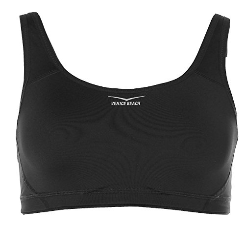 Venice Beach Damen Sport BH Top Schwarz L von Venice Beach