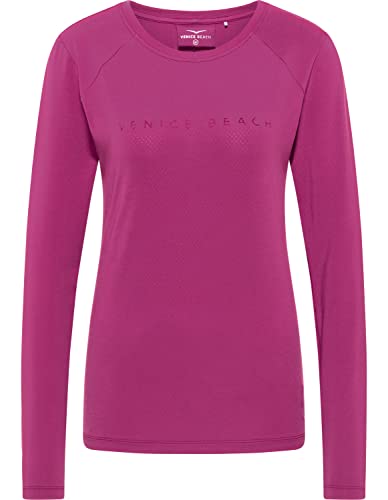 Venice Beach Longsleeve für Damen für Sport & Freizeit PITTIS L, deep Fuchsia von Venice Beach