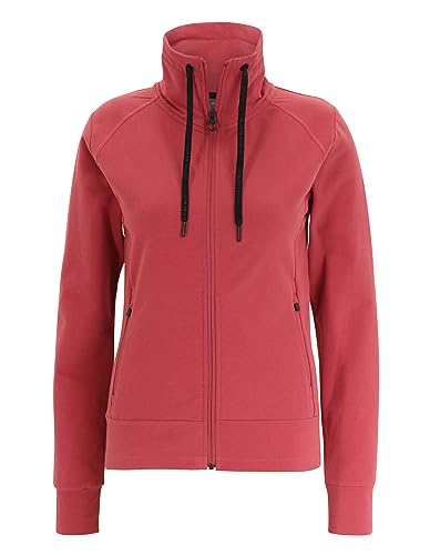 Venice Beach Sport-Sweatjacke für Damen mit Stehkragen FLORENCE L, deep red von Venice Beach