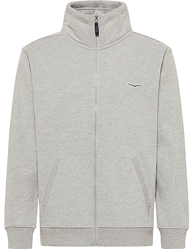 Venice Beach Sport-Sweatjacke für Herren mit Stehkragen CARTER M, mid grey melange von Venice Beach