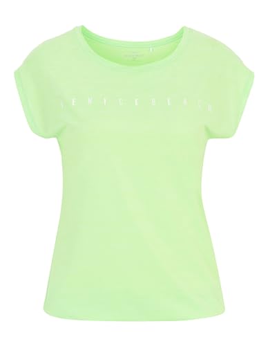 Venice Beach Sport-T-Shirt für Damen mit figurumspielender Schnittform und Rundhalsausschnitt Wonder L, Pistachio von Venice Beach