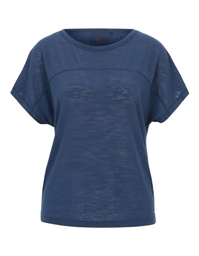 Venice Beach Sport-T-Shirt für Damen mit kleinen seitlichen Schlitzen und Rundhalsausschnitt Kayla L, Dark Navy von Venice Beach