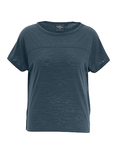 Venice Beach Sport-T-Shirt für Damen mit kleinen seitlichen Schlitzen und Rundhalsausschnitt Kayla XL, Shadow Green von Venice Beach