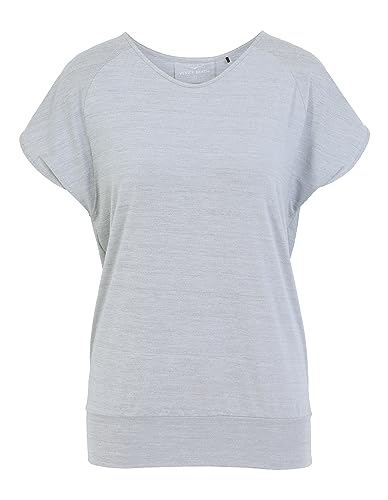 Venice Beach Sport-T-Shirt für Damen mit lässiger Schnittform und V-Ausschnitt Sui XL, Soft Steel von Venice Beach