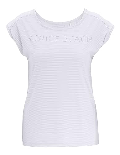 Venice Beach Sport-T-Shirt für Damen mit lässiger Schnittform und geradem Saum Alice L, Violet Haze von Venice Beach