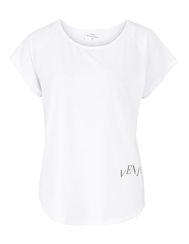 Venice Beach Sport-T-Shirt für Damen mit lockerer Schnittform und Rundhalsausschnitt WEYLYN L, White von Venice Beach