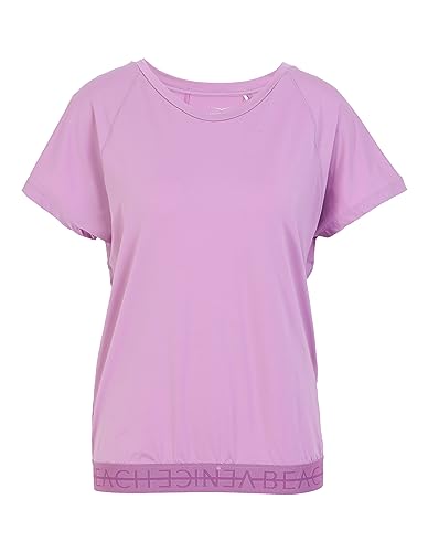 Venice Beach Sport-T-Shirt für Damen mit weiter Schnittform und V-Ausschnitt Melodie M, Pale Mauve von Venice Beach