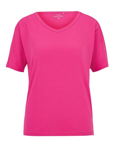 Venice Beach Sport-T-Shirt für Damen mit weiter Schnittform und V-Ausschnitt Reagan L, Virtual pink von Venice Beach