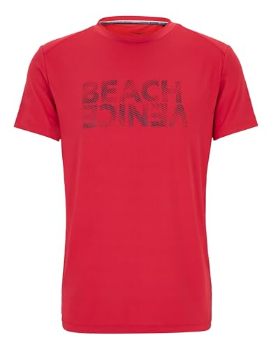 Venice Beach Sport-T-Shirt für Herren mit Rundhalsausschnitt und modernem Print Hayes M, Flag red von Venice Beach