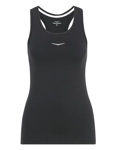 Venice Beach Sport-Top mit Enger Schnittform und Rundhalsausschnitt Coco M, Black von Venice Beach