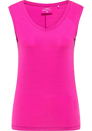 Venice Beach Sport-Top mit Figurbetonter Schnittform und schmalen Trägern Viona L, deep Fuchsia von Venice Beach