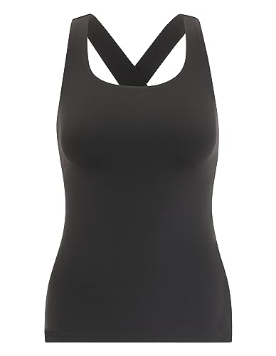 Venice Beach Sport-Top mit körperbetonter Schnittform und Rundhalsausschnitt CHANTRIA S, Black Charcoal von Venice Beach