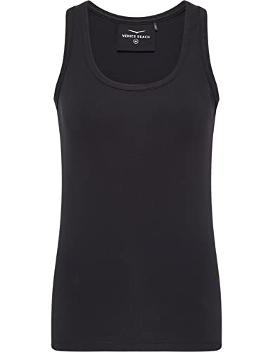 Venice Beach Sport-Top mit körpernaher Schnittform und schmalen Trägern Brenda XXL, Black von Venice Beach