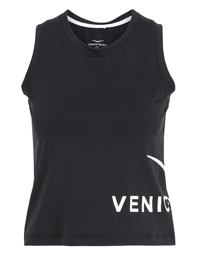 Venice Beach Sport-Top mit lockerer Schnittform und Rundhalsausschnitt Yael M, Black von Venice Beach