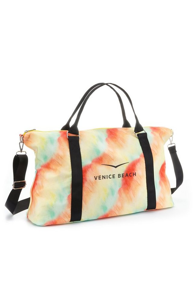 Venice Beach Sporttasche, große Umhängetasche, Weekender, Strandtasche mit Druck VEGAN von Venice Beach