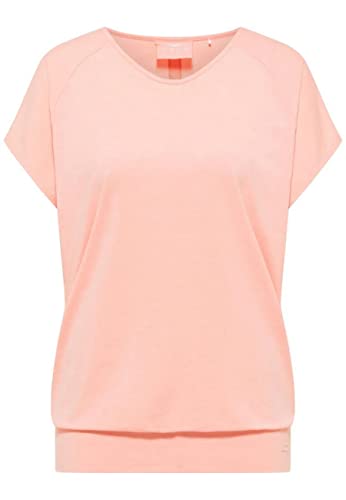 Venice Beach Sport-T-Shirt für Damen mit lässiger Schnittform und V-Ausschnitt Sui L, Power Peach von Venice Beach
