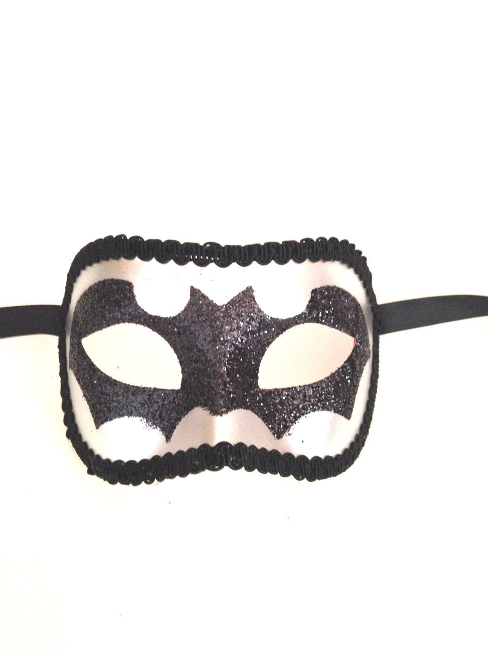 Schwarz Silber Fledermaus Maskenmaske von VeniceBuysMasks