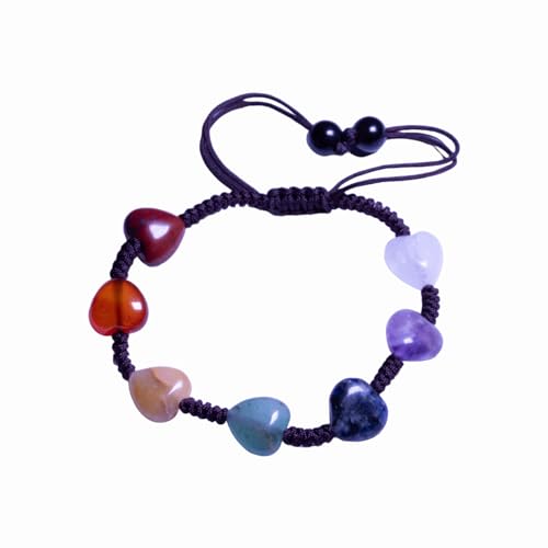 Venidi 7 Chakra Armband mit Herz-Edelsteinen – Handgefertigt, Spiritueller Schmuck für Balance und Heilung, Premium-Qualität, Perfekt für Meditation und Yoga Venidi 7 Chakra Armband mit Herz-Edelsteinen – Handgefertigt, Spiritueller Schmuck für Balance und Heilung, Premium-Qualität, Perfekt für Meditation und Yoga von Venidi