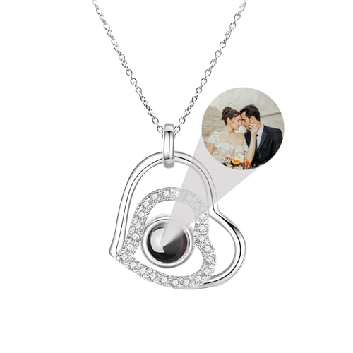 Kette Mit Foto Im Inneren, Kette Mit Bild ,Personalisierte Fotoprojektions-Halskette Aus S925-Silber FüR Frauen, Einzigartige Geschenke Zum Muttertag, Geburtstag, Freundschaft, Jahrestag, Gedenkgesche Kette Mit Foto Im Inneren, Kette Mit Bild ,Personalisierte Fotoprojektions-Halskette Aus S925-Silber FüR Frauen, Einzigartige Geschenke Zum Muttertag, Geburtstag, Freundschaft, Jahrestag, Gedenkgesche von Vennliebe
