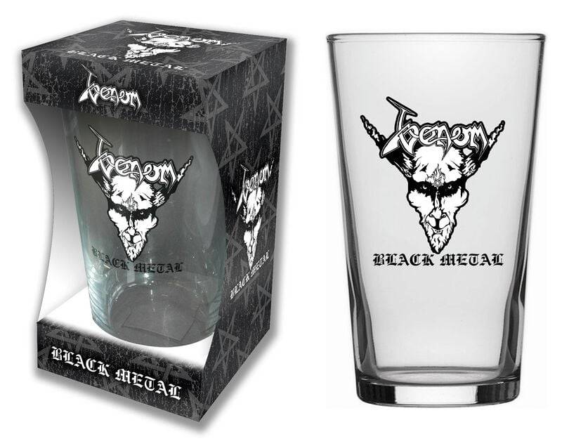 Venom Bierglas - Black metal - klar  - Lizenziertes Merchandise! von Venom