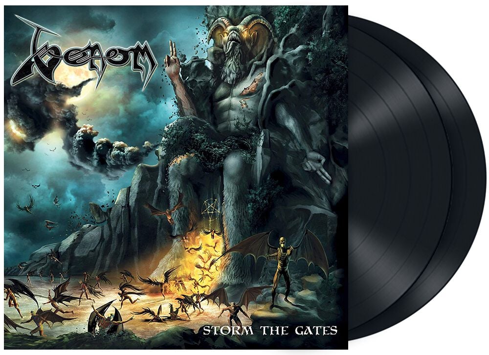 Venom Storm the gates LP schwarz von Venom