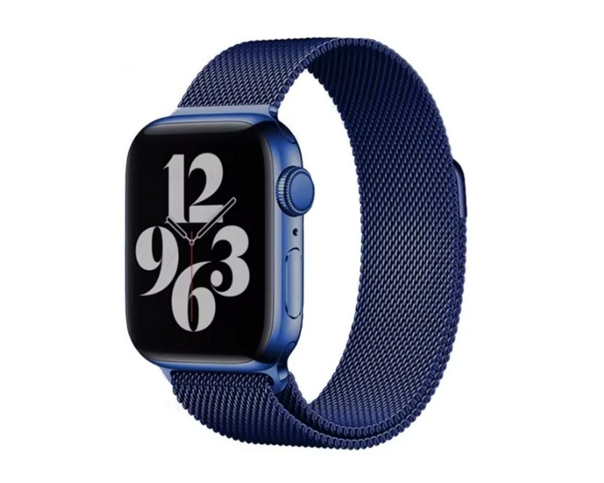 Ventarent Smartwatch-Armband Apple Watch Milanaise 38mm/40mm/41mm & 42mm/44mm/45mm/49mm Edelstahl, Apple Watch Series 1 2 3 4 5 6 7 8 9 10 11 Ultra SE Armband Band von Ventarent