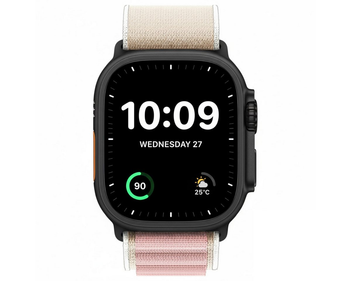 Ventarent Smartwatch-Armband Apple Watch Ultra Alpine Armband Band 42mm/44mm/45mm/46mm/49mm, Nylon Sport Armband Band für Apple Watch Ultra 1 2 und 3 von Ventarent