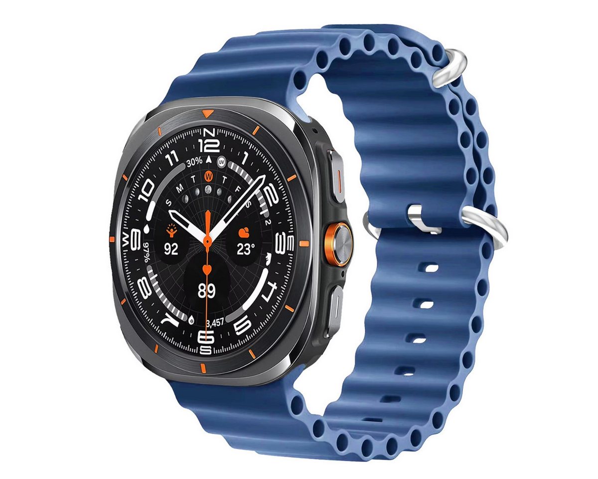Ventarent Smartwatch-Armband Apple Watch Ultra Ocean Armband Band 42mm/44mm/45mm/46mm/49mm, Silikon Armband Band für Apple Watch Ultra 1 2 und 3 von Ventarent