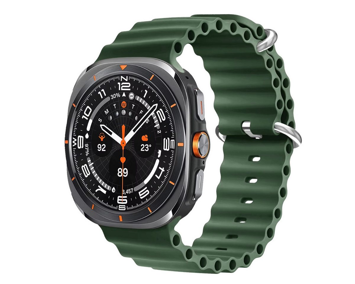 Ventarent Smartwatch-Armband Apple Watch Ultra Ocean Armband Band 42mm/44mm/45mm/46mm/49mm, Silikon Armband Band für Apple Watch Ultra 1 2 und 3 von Ventarent