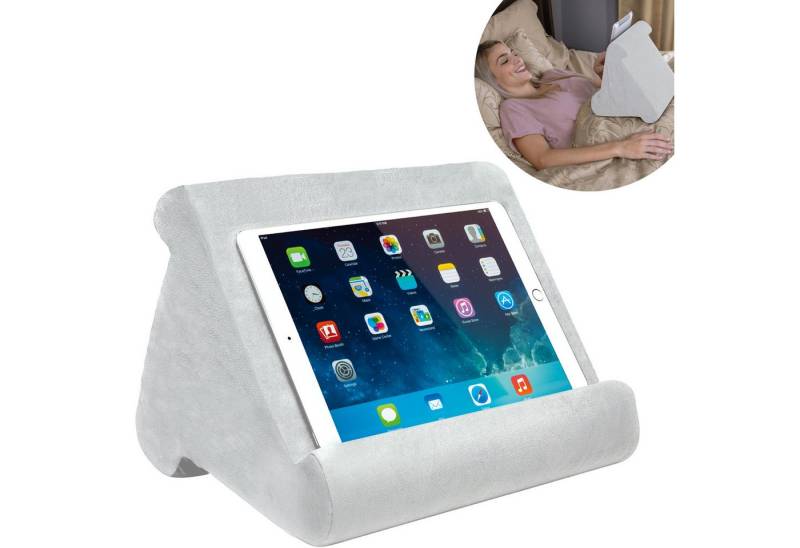 Venteo Buchkissen Support Pillow Pad, Spar Set, 1-tlg., 1er oder 2er Pack, Lesekissen und Tablet Kissen, wendbar, 3 Positionen von Venteo