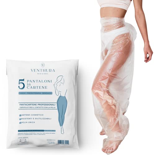 Venthura - 5 Stück wiederverwendbare Schlammhose - Hose aus Papier für Bandagen - langlebig und ungiftig - Einheitsgröße - Made in Italy Venthura - 5 Stück wiederverwendbare Schlammhose - Hose aus Papier für Bandagen - langlebig und ungiftig - Einheitsgröße - Made in Italy von Venthura