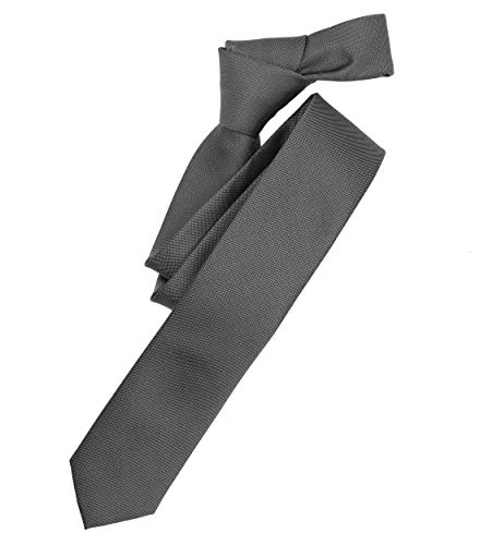 Venti Krawatte uni Grau Einheitsgröße von Venti