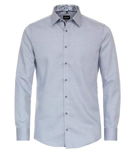 Venti Businesshemd Uni Modern Fit Hellblau 44 von Venti