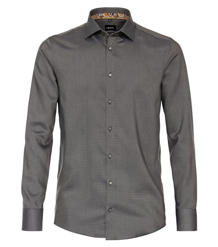 Venti Businesshemd Uni Modern Fit Schlamm 41 von Venti
