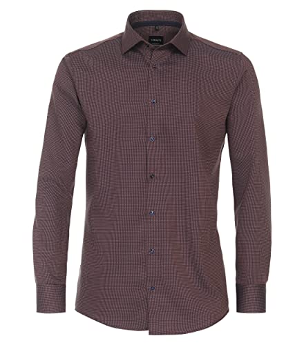 Venti Businesshemd Uni Modern Fit sattes Dunkelblau 41 von Venti
