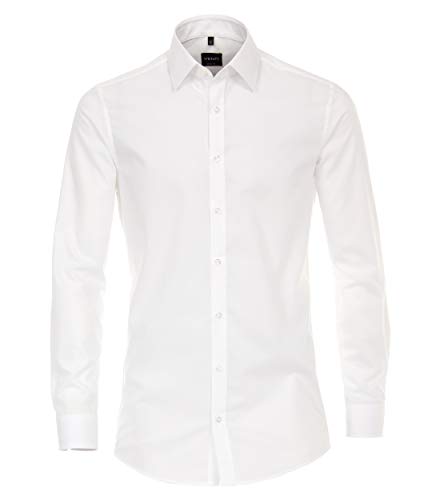 Venti Businesshemd Uni Body Fit Weiß 36 von Venti