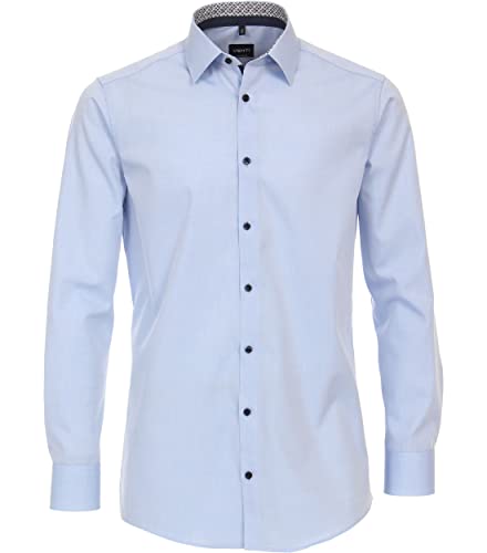 Venti Businesshemd Uni Modern Fit Hellblau 41 von Venti