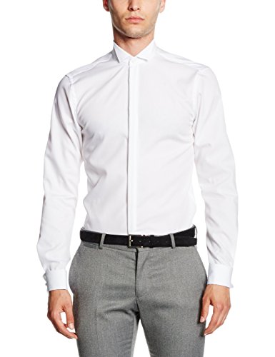 Venti Businesshemd Uni Modern Fit Weiß 38 von Venti