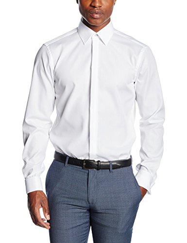 Venti Businesshemd Uni Modern Fit Weiß 38 von Venti
